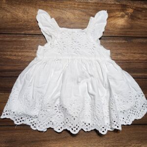 Baby Gap Sleeveless White Dress 3-6 Months